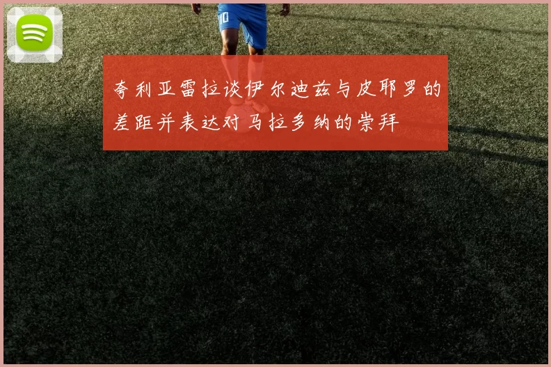 夸利亚雷拉谈伊尔迪兹与皮耶罗的差距并表达对马拉多纳的崇拜